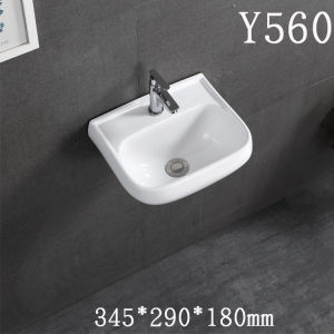 Wall-Mounted Ceramic Washbasin Small