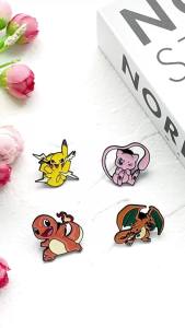 Bandai | Cute Fantasy Monster Creature Enamel Pins Animal Metal Lapel Badge for Backpack Clothing Decor Fan Gifts