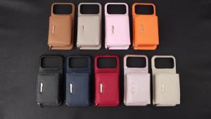 Crossbody PU Leather Phone Case for IPhone17 16 15 14 13 12 11pro Max Plus Mini Air 16e with Stand & Card Slots Wallet Cover