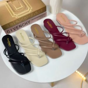 Blueglory- Emery Heels Wanita 3 cm Sandal Wanita Hitam NOLA