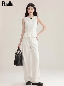 puella | Bộ Đồ Hai Mảnh Không Tay Phong Cách Hàn Quốc Cho Mùa Hè