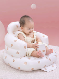 Baby Learning to Sit Handy Gadget Seat Baby Inflatable Small Sofa Air Cushion Multifunctional Music Portable Dining Chair Foldable