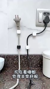 Data Cable Storage Charger Magnetic Fixed Cord 【6pcs / Set】磁吸理线器桌面壁挂手机数据线充电线收纳固定器走线卡扣插头挂钩