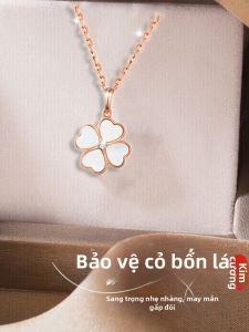 Grace Girl | Diamond Four-leaf Clover Necklace