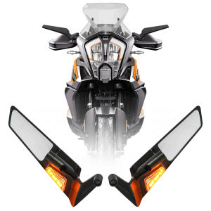 รถจักรยานยนต์ด้านข้างดูกระจกไฟเลี้ยวสําหรับ KTM 125 200 390 690 790 890 990 1290 1390 Super Duke ผจญภัยกระจกมองหลัง