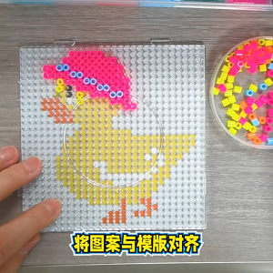 【IN STOCK】 High Quality 2.6mm Bean Board Hama Beads Tool Handmade Crafts Decor Perler Beads Template DIY Make Puzzle DIY Pegboard Handmade Craft