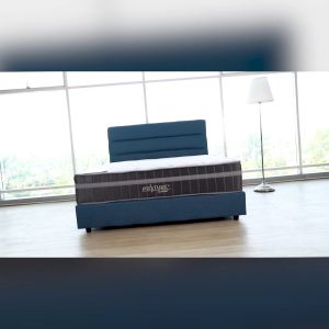 (FULL SET) Posture Classic 10.5inch 7 Turn Posture Spring Mattress + QQ Bed Frame