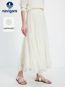 Navigare | Fashion Pleated Mid-length A-line Skirt