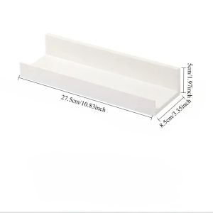 Bathroom Shelf No Drill Wall Mounted Corner Shower Caddy ABS Plastic Storage Rack For Toilet Shampoo Kitchen Bathroom Organizer