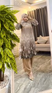 Setelan wanita jumbo Ezira/setelan wanita LD 110/set kasual wanita/set celana wanita/ setelan baju santai