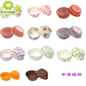 Oil-resistant Baking Cups Chocolate Butter Pad Paper High Temperature Resistant Rice Noodle Paper Cup for Baking And Cooking