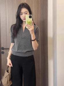 SHUQINGLAI | Áo Thun Tay Ngắn Thân Thiện Với Vai Cho Phụ Nữ Bé Nhỏ