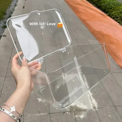 Transparent Dust-Proof Storage Box Acrylic