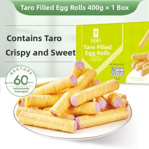 BESTORE | Taro Filling Egg Roll Cookies 400g