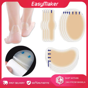 4Pcs/Set Foot Blister Protection Bandaids Gel Guard Blister Bandages Soft Blister Pads Stickers Comfortable Blister Treatment Patch Ultra-Light and Thin Blister Cushions for Feet Toes Forefoot Heel Protect Skin from Rubbing Shoes