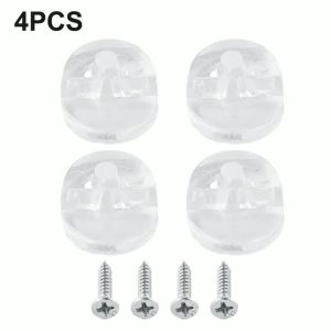 Fixing Screws Mirror Wall Hanging 3mm 4pcs Fixing Kit Glass Bracket Mirror Mounting Hanging Plastic For Bathroom