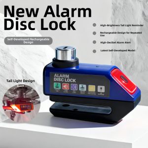 BONINGYU | Lighted Charging Alarm Disc Brake Lock