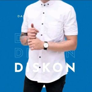 PAKET DISKON 100RIBU DAPAT 5PCS KEMEJA POLOS PRIA LENGAN PENDEK  KEMJA POLOS CASUAL BAJU KEMEJA POLOS