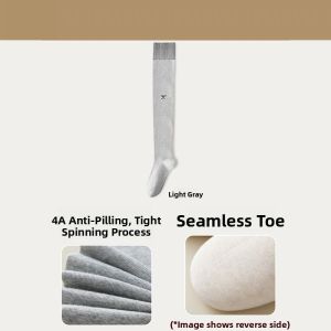 miiow | Womens Over-Knee High-Tube Socks Cotton Compression Knee-Pad Anti-Slip Winter Thickened Sweet Style Online Exclusive Sale
