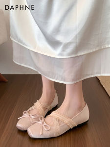 Daphne | Sweet Bow Decorated Mary Jane Flat Shoes for Women