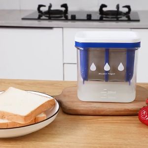 Japanese Yogurt Strainer Homemade Whey Separator Reusable Milk Strainer Quick Strainer Box Kitchen Food Tools Moisture Strainer