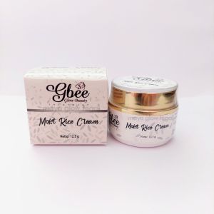 Gbee Moist Rice Cream Skincare Mencerahkan dan melembabkan Bpom Spf 30PA++
