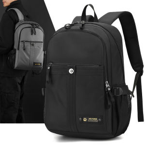 WEPOWER New Large Capacity Commuter Backpack Leisure Outdoor Double Shoulder Bag for Men Student Computer Bag British Style