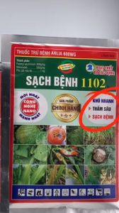 Combo quản lí phòng trừ thối trái mít thối cuống mít thối mầu mít Fugi max 25g và Sạch bệnh 1102 50g