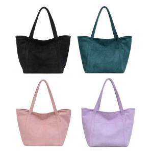 【New Arrival】Women Tote Bag Faux Fur Shoulder Satchel Bag Large Capacity Ladies Purse for Shopping Travel Work for Autumn Winter