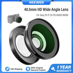 NEEWER LS-30 2 in 1 เลนส์เสริมมุมกว้าง 18 มม. และมาโคร 10 เท่า เกลียวด้านหลัง 40.5 มม. สำหรับ Sony ZV-1F ZV-E10 A5000 A6000