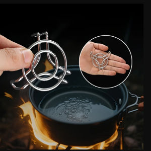 Mini Stainless Steel Steaming Rack - For Boiling Simmering Or Heating Small Portions - Camping Office Home Kitchen Used