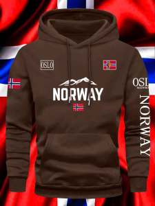 The new mens hooded sweatshirt for Spring and Autumn 2025 is a casual and fashionable streetwear with letter prints