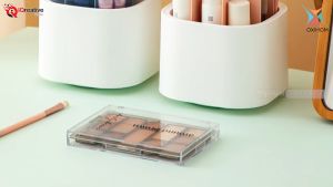 Oxihom S2038 Rak Putar Tempat Make Up Tempat Sendok Tutup Tempat Stationery Tempat Alat Dapur