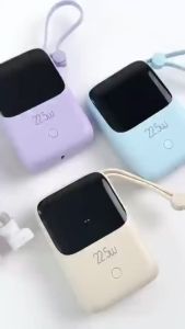 Sạc dự phòng Wekome pin dự phòng WP-53 sạc nhanh 22.5W tích hợp dây cáp sạc màn hình LED hiển thị - Happy Home 4U