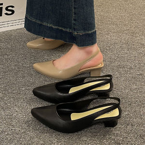 Summer Outdoor French Style High Heel Sandals