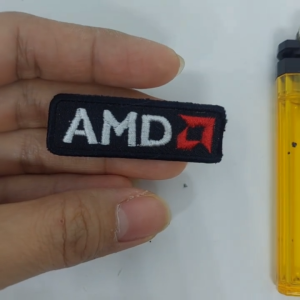 01KOMP2 AMD PROSESOR logo patch emblem bordir iron on