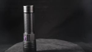 Powerful UV Flashlight 365nm Type-C Black Mirror Purple Light Pet Urine Stain Detection Torch UV Anti-counterfeiting Lantern