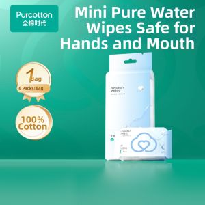 Purcotton | Pure Water Cotton Soft Wipes for Hands and Mouth