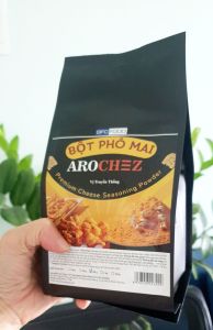 500g Bột phô mai lắc vị mặn truyền thống thơm béo đậm đà cho món bắp rang bơ khoai tây chiên sốt kem phô mai muối