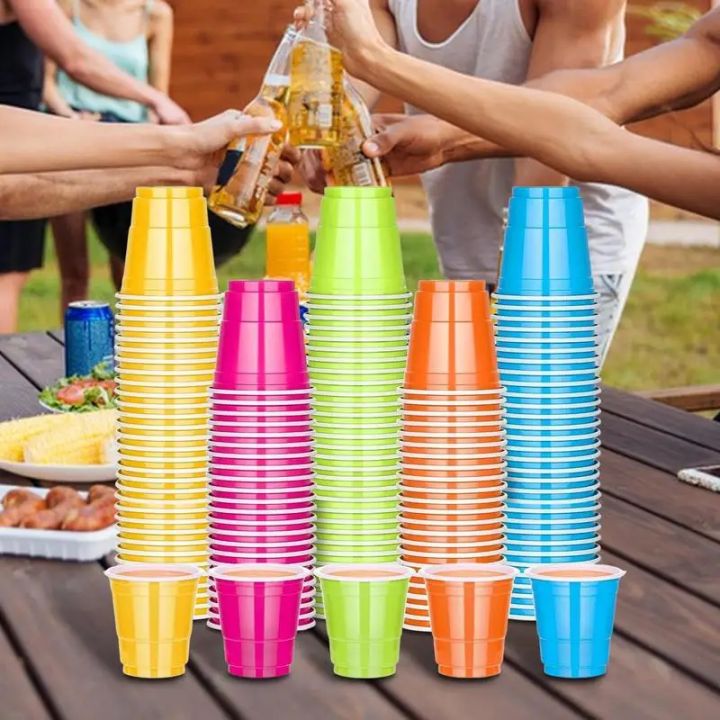 100ct 2oz. Mini Black Shot Cups, Disposable And Small Size 2 - View #2