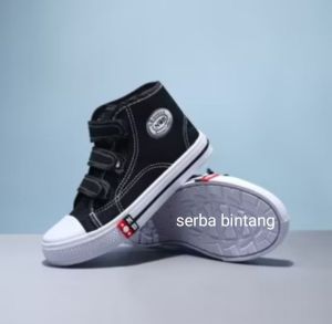 sepatu kanvas anak terbaru nb boot prepet/velcro untuk sekolah TK/SD/SMP