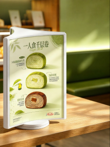 MINGZHUO | Rotatable Display Stand Menu Price List Acrylic A4