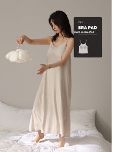me home wear | Cool Feeling Modal Summer Thin Sleepwear Dress