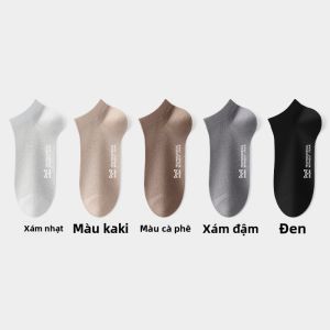 Tất thể thao MiiOW cho nam làm bằng cotton và lụa băng thấm hút kháng khuẩn