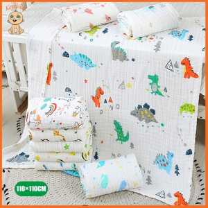 Baby Muslin Blanket 110x110cm: A Comfortable Swaddle for Newborns