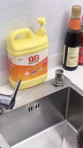 แปรงขัดหม้อ ขัดหม้อ ฝอยขัดหม้อมีที่กดน้ำยา ฝอยขัดหม้อมีด้ามจับ ฝอยขัดหม้อสแตนเลส ขัดกระทะ