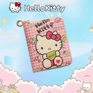 กระเป๋าใส่เหรียญ Hello Kitty กระเป๋าใส่เหรียญ PU ซิปปิด สไตล์การ์ตูน กระเป๋าใส่เหรียญสำหรับนักเรียนมัธยมปลาย