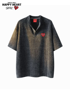 CHARLES JANGS HAPPY HEART | Charles Heart Dyed Short Sleeve Shirt