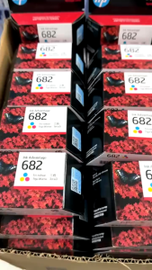 HP 682 BK 682 CO BK ตลับหมึกอิงค์เจ็ทink สีดำ ของแท้100%