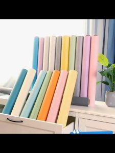 MT solid color pvc color wallpaper wall self-adhesive bedroom waterproof moisture-proof scrubbable home room wall decoration sticker dormitory renovation wallpaper (10m x 45cm)